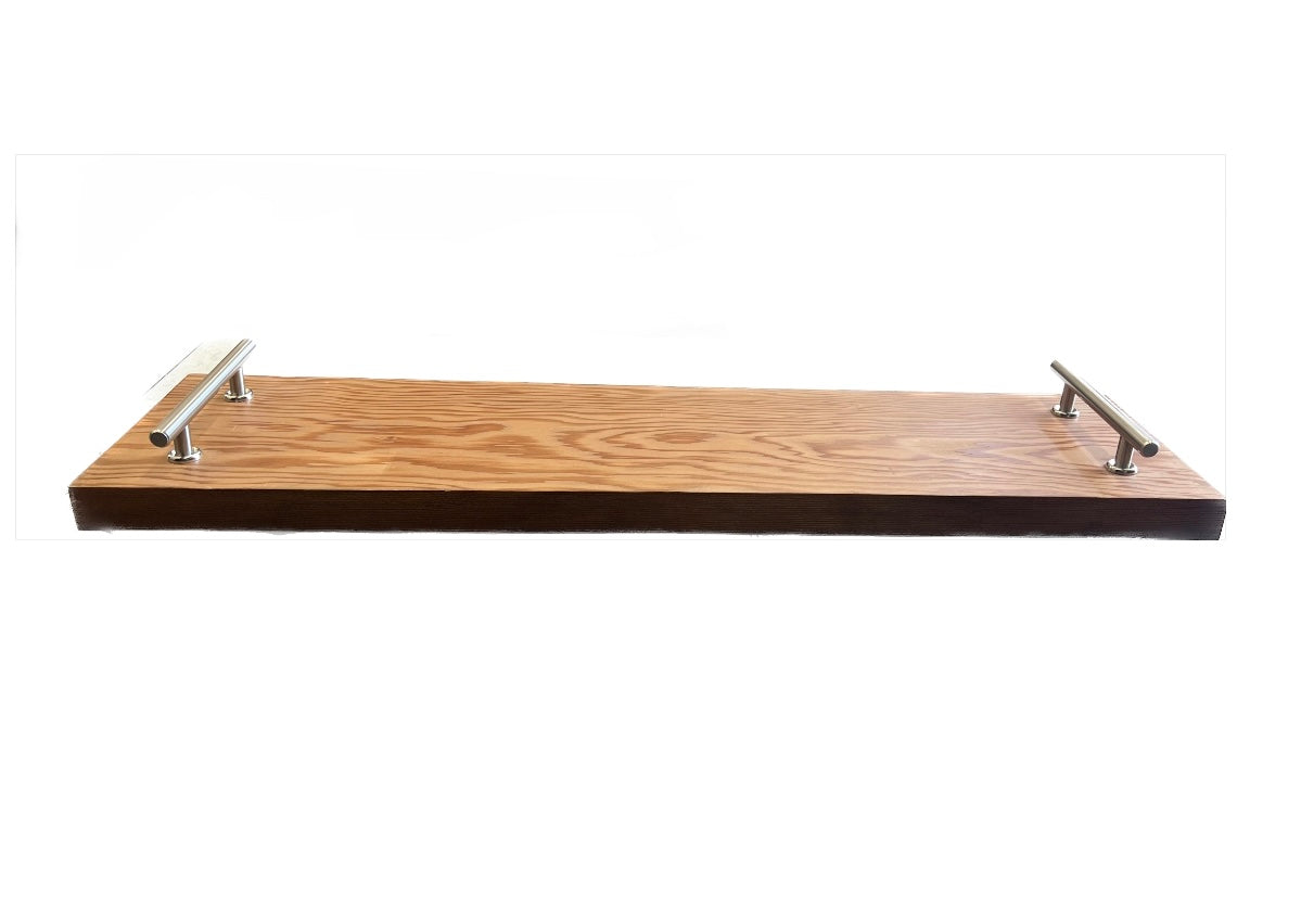 Heinz Barrel Charcuterie Board With Silver Handles