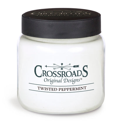 Twisted Peppermint Candle