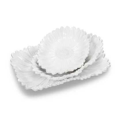 Oval Flower Platter