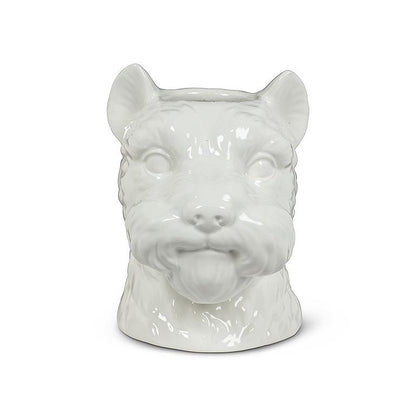 Westie Dog Head Vase