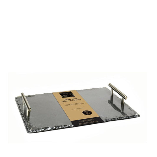 Rectangle Slate Tray with Handles