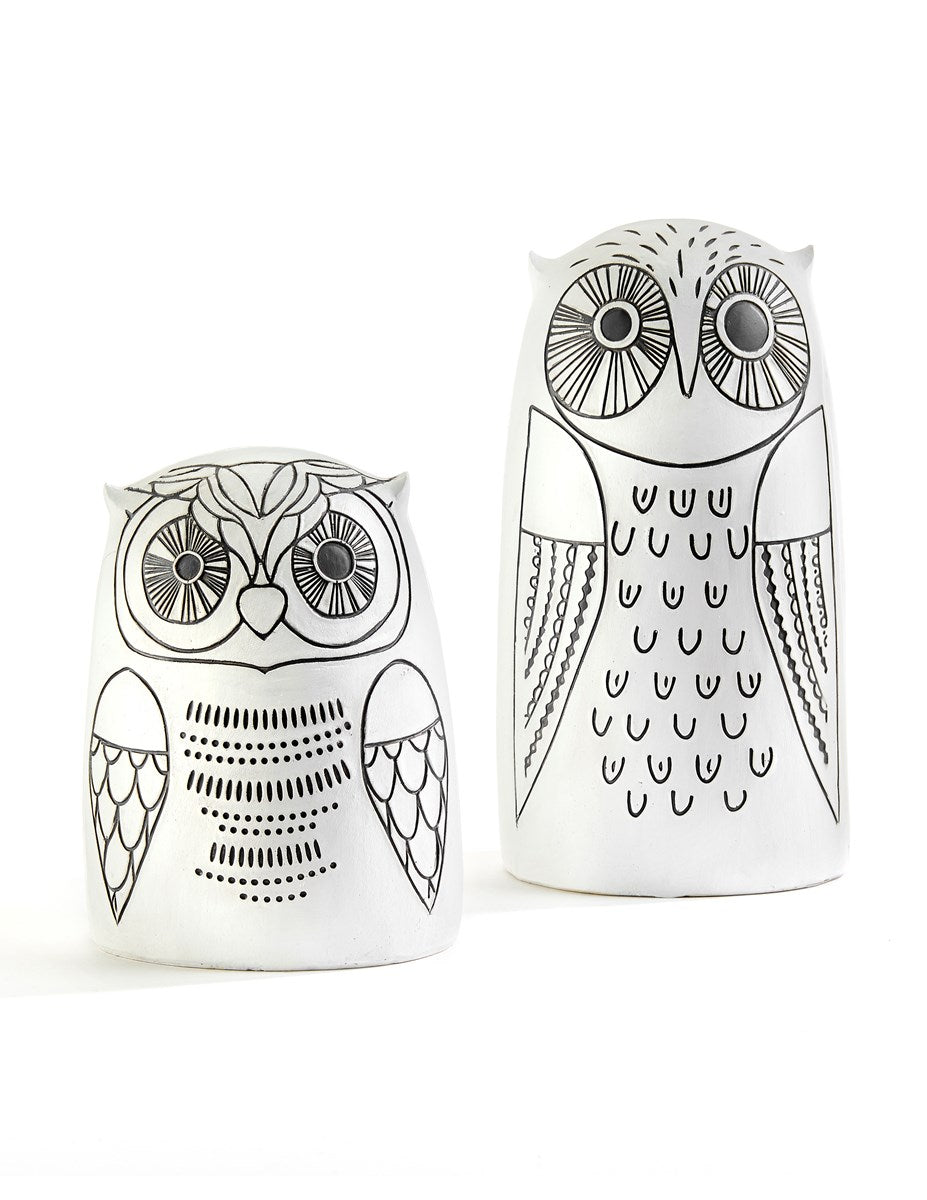 Owl Figurines (Set of 2)