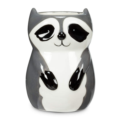 Sitting Raccoon Mini Planter