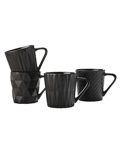 Cosmos 4-Piece Porcelain Mug Set