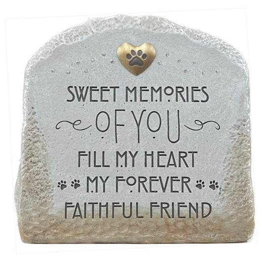 Pet Memorial Stone and Urn