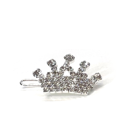 Diamonds In The Ruff Crown Dog Hair Clip