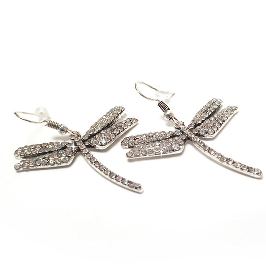 Silver Dragonfly Earrings