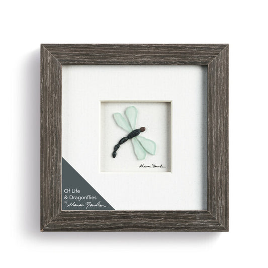 "Of Life & Dragonflies" Pebble Art