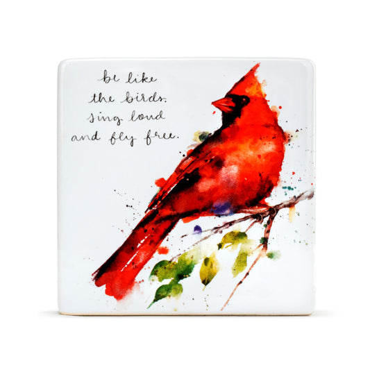 Spring Cardinal Plaque