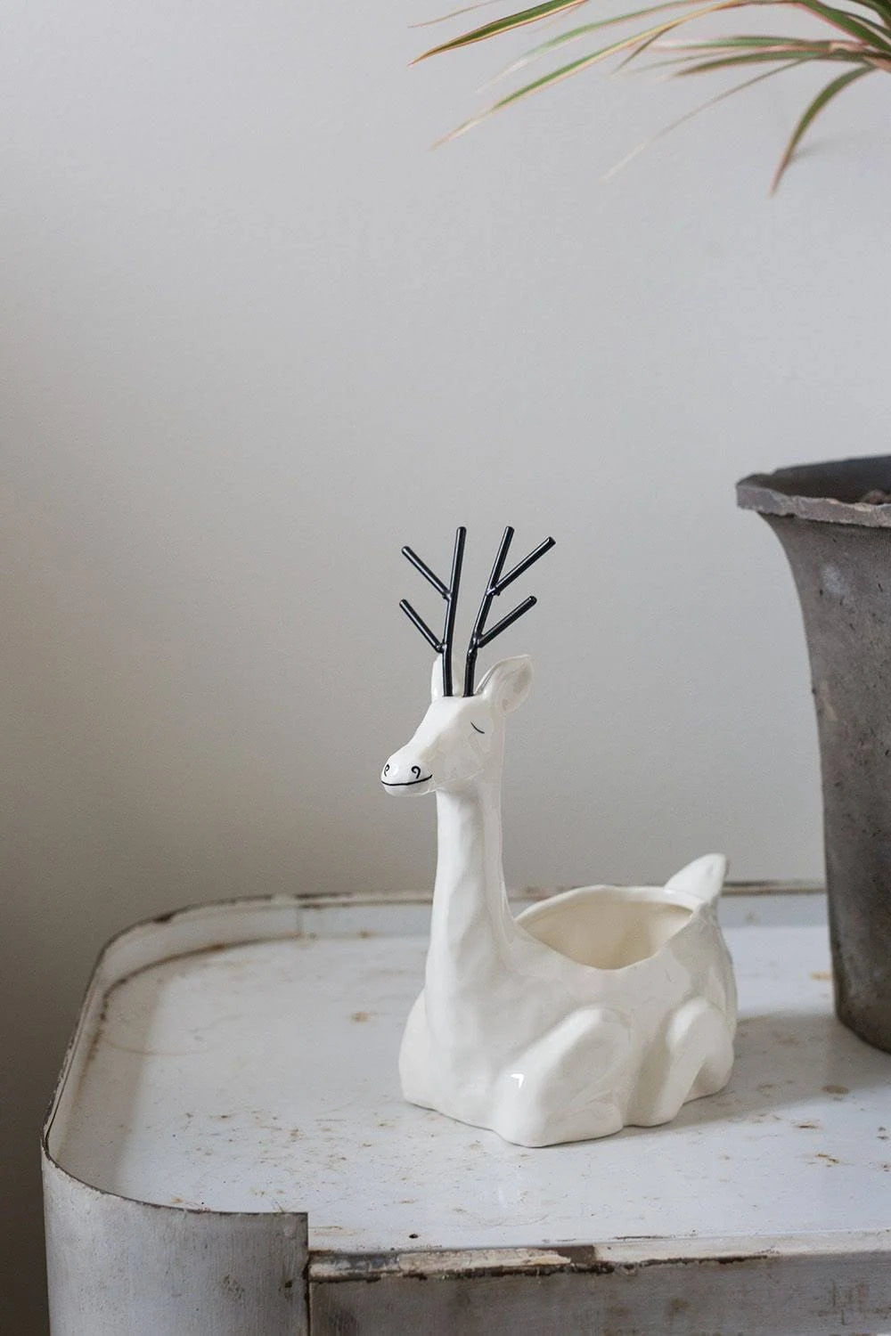 Sitting Deer Planter