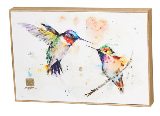 The Lovebirds Hummingbirds Wall Art